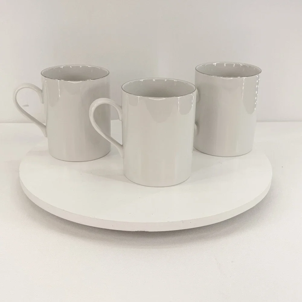 Pottery Barn Reindeer Mugs Christmas - Comet, Cupid &‎ Donner Coffee Tea Cup